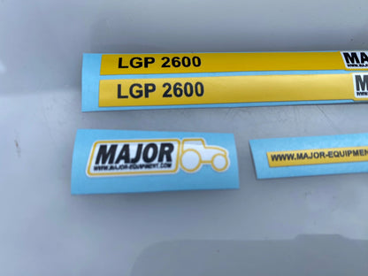 Major LGP 2600 slurry tanker High quality vinyl set of decals farm machinery Image 3