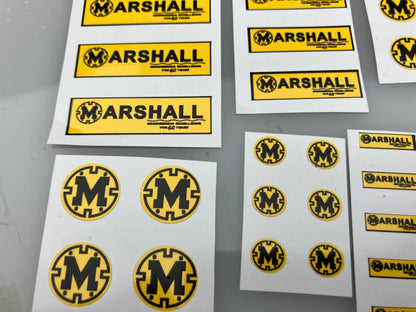 Marshall Trailers Muck Spreaders Slurry Tankers Farm Machinery Professional Pre Cut High quality vinyl decal packs x 37 stickers 1:32 scale Image 3