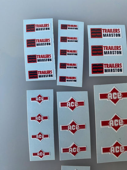 Marston Trailers pre cut High quality vinyl 35 sticker set farm machinery decals Image 3
