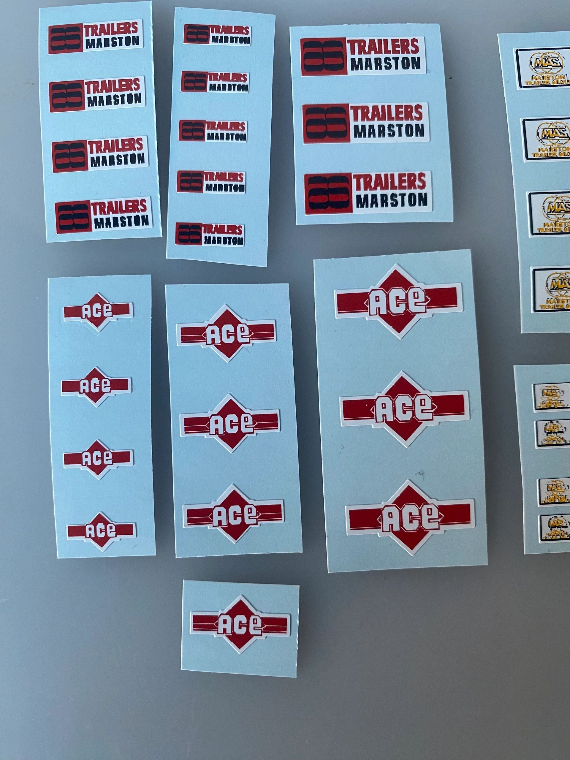 Marston Trailers pre cut High quality vinyl 35 sticker set farm machinery decals Image 4