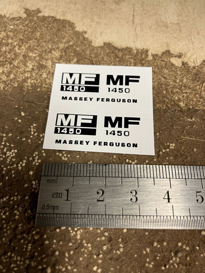 Massey Ferguson 1450 Tractor x 6 High quality vinyl pack decals Tractor bonnet farm machinery decals Image 3
