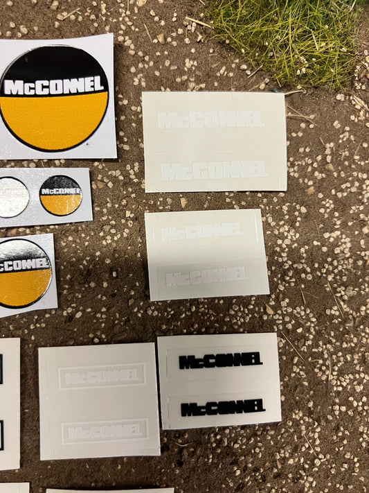 McConnell hedge cutter farm machinery x 22 Professional Pre Cut High quality vinyl decal packs stickers 1:32 scale Image 2