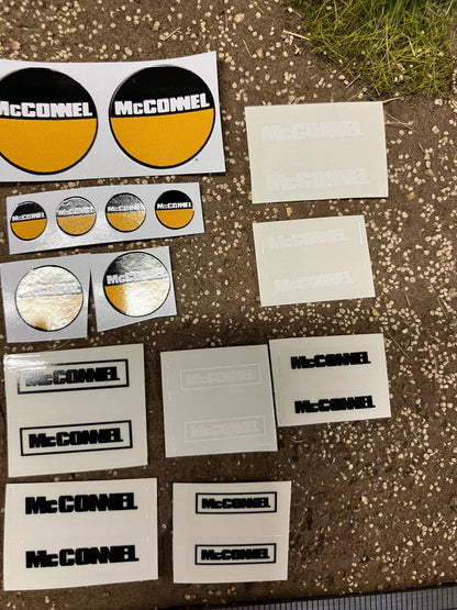 McConnell hedge cutter farm machinery x 22 Professional Pre Cut High quality vinyl decal packs stickers 1:32 scale Image 4