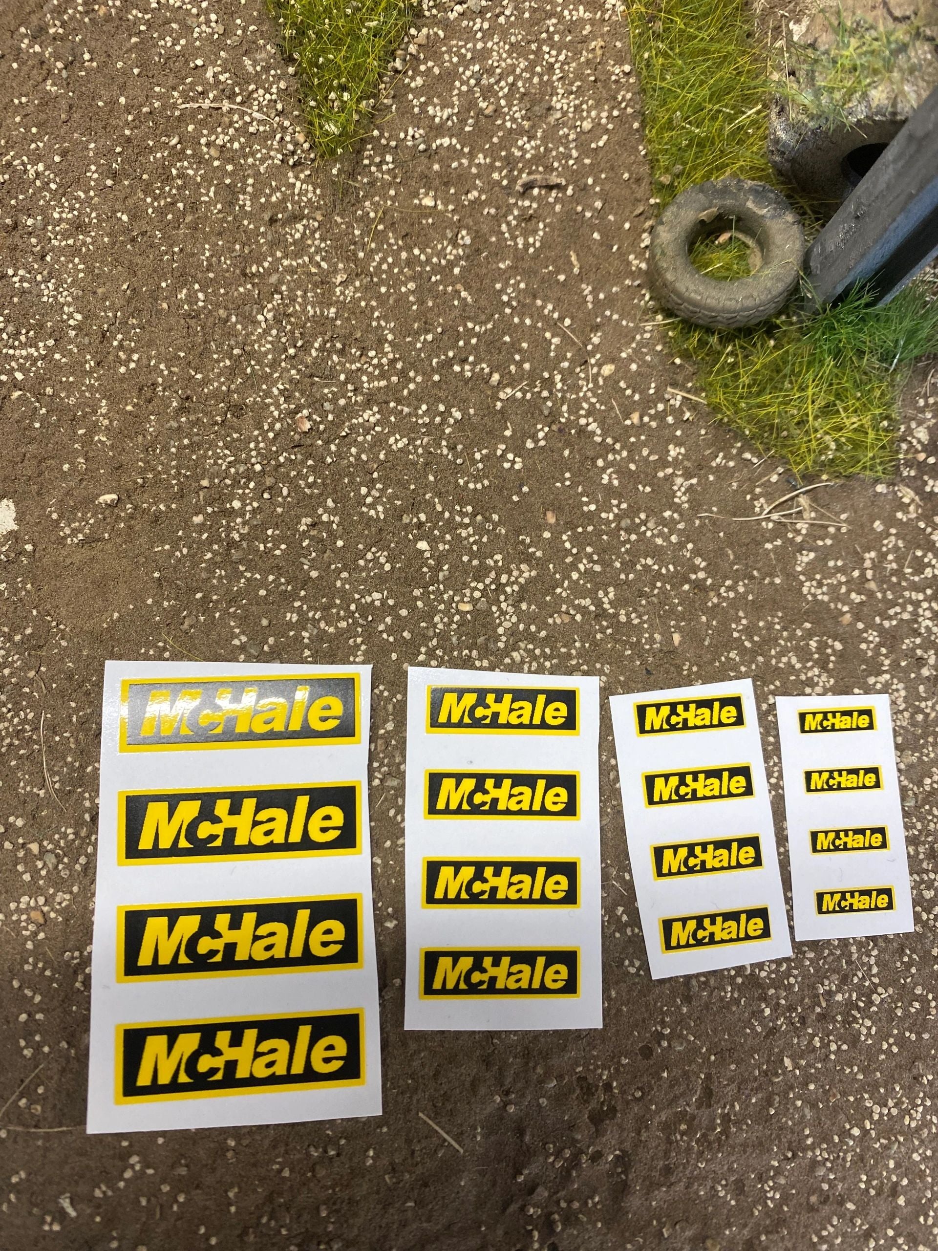 McHale Bale farm machinery pre cut professional decals 1:32 scale High quality vinyl huge pack of decals Image