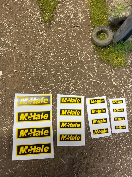 McHale Bale farm machinery pre cut professional decals 1:32 scale High quality vinyl huge pack of decals Image