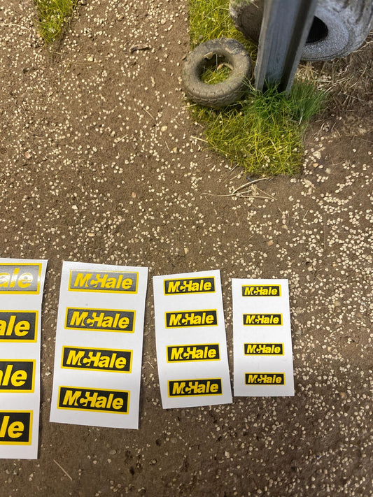 McHale Bale farm machinery pre cut professional decals 1:32 scale High quality vinyl huge pack of decals Image 2