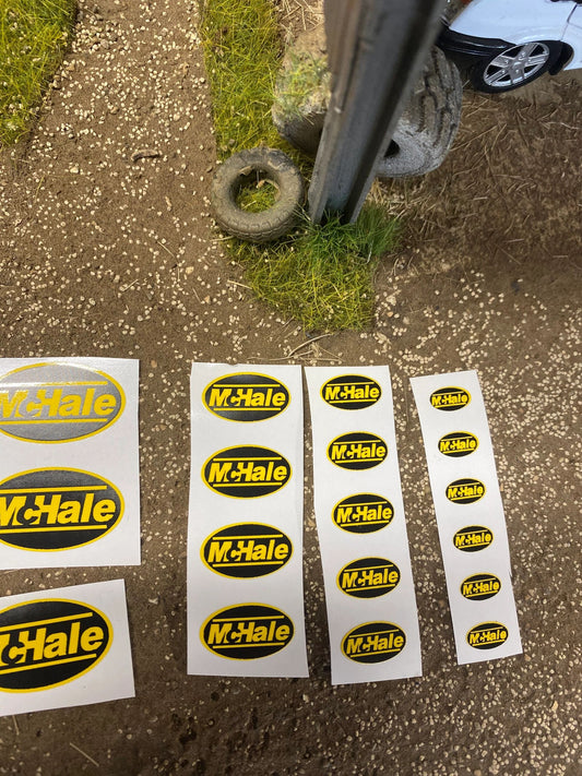 McHale farm machinery professional High quality vinyl huge pack of decals McHale Bale farm machinery decals Image 2
