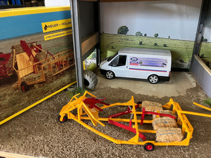 Meijer 8 Pack Bale Collection Wagon + Follow-up Wagon Hand Built 1:32 scale Limited Edition Image 2