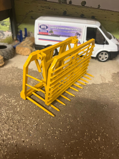 MoneyCarrie Engineering Push pull Buck Rake Britains JCB 416 419 420 fitting version 1:32 scale Scratchbuilt Image