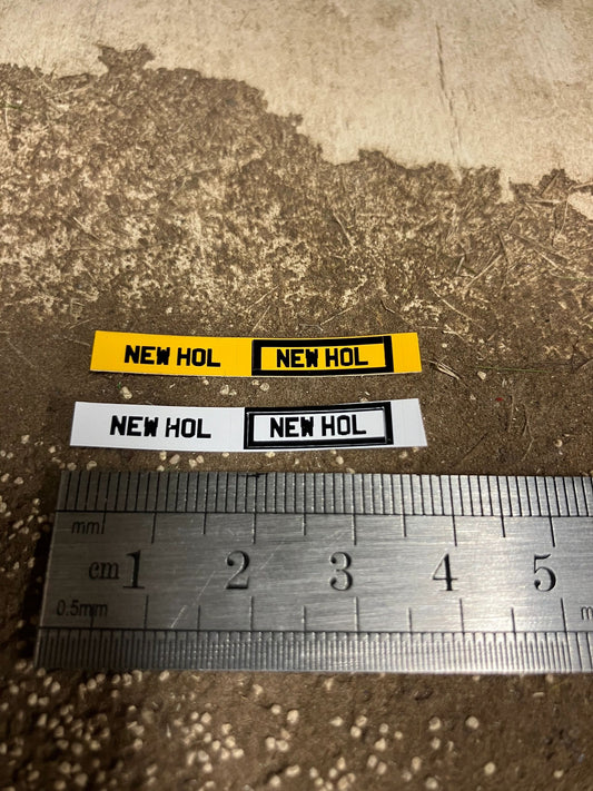 NEW HOL number plates Professional Pre Cut High quality vinyl decal packs stickers 1:32 scale Image 2