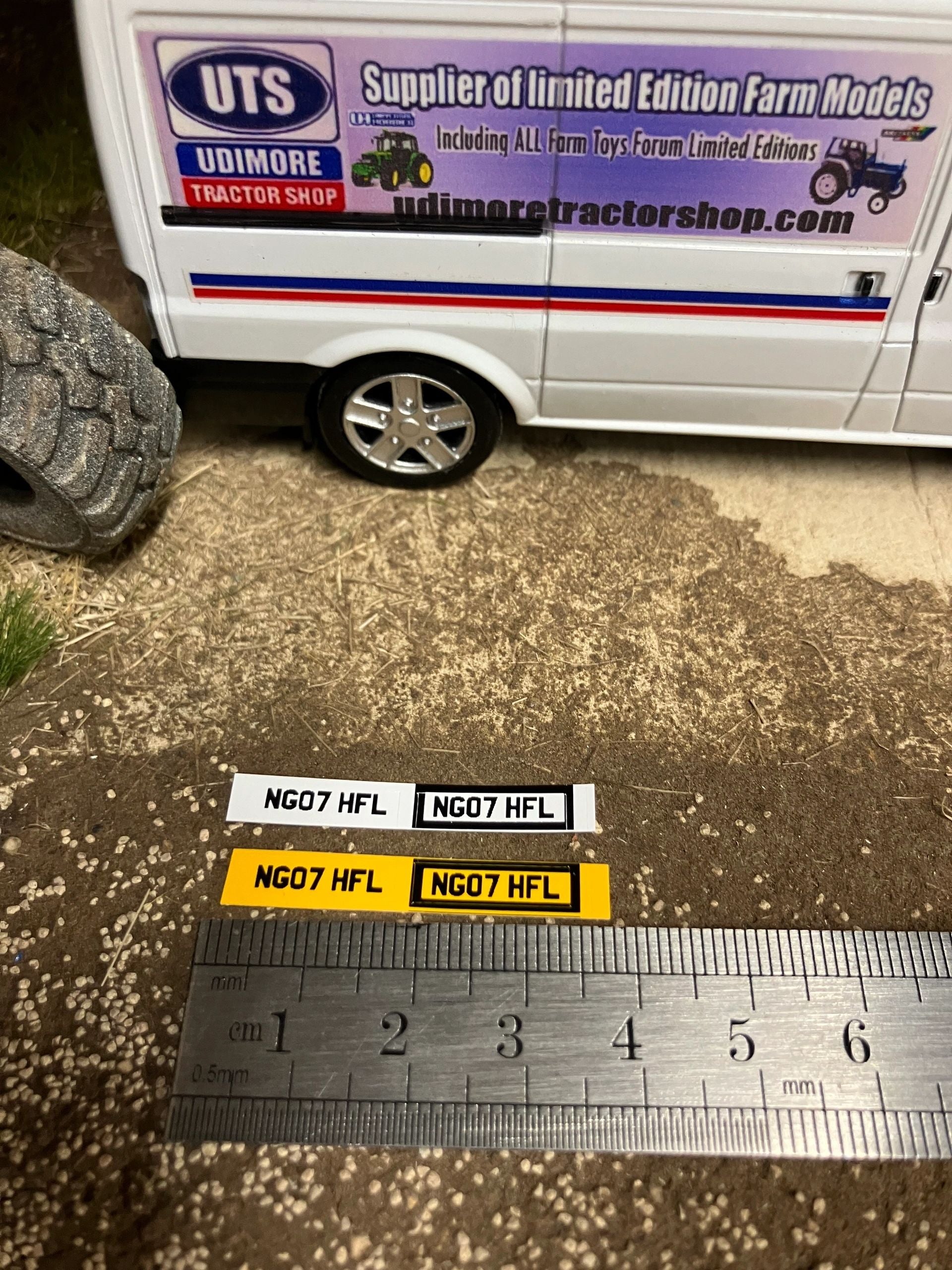 NG07 HFL number plates Professional Pre Cut High quality vinyl decal packs stickers 1:32 scale Image 3