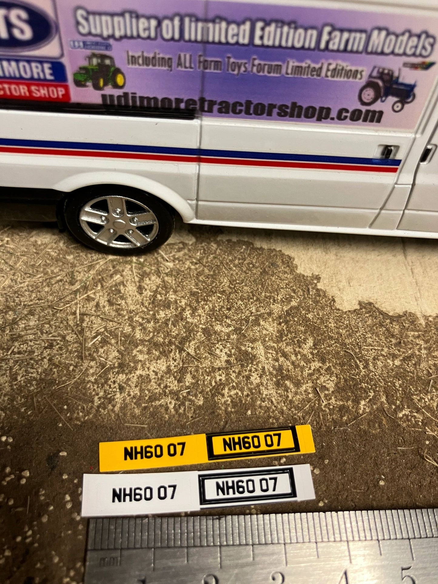 NH60 07 number plates Professional Pre Cut High quality vinyl decal packs stickers 1:32 scale Image 3