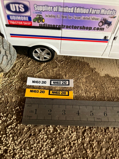NH60 210 number plates Professional Pre Cut High quality vinyl decal packs stickers 1:32 scale Image 3