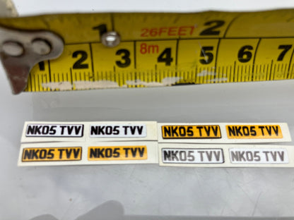 NK05 TVV number plates Professional Pre Cut High quality vinyl decal packs stickers 1:32 scale Image 3