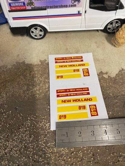 New Holland 819 Forage Harvester High quality vinyl pre cut decals x 12 Tractor combine trailer farm machinery decals Image 4