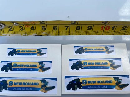 New Holland Agricultural Tractor 1:32 scale High quality vinyl 6 x combine trailer farm machinery decals Image 2