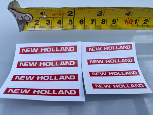 New Holland Agricultural Tractor combine trailer farm machinery decals 1:32 scale High quality vinyl 8 x Image