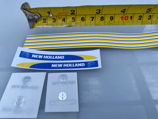 New Holland Agricultural Tractor combine trailer farm machinery decals1:32 scale High quality vinyl 7 x Image