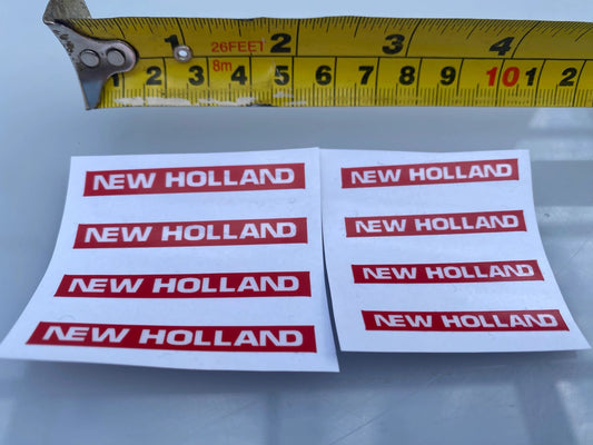 New Holland Agricultural Tractor combine trailer farm machinery decals 1:32 scale High quality vinyl 8 x Image 2