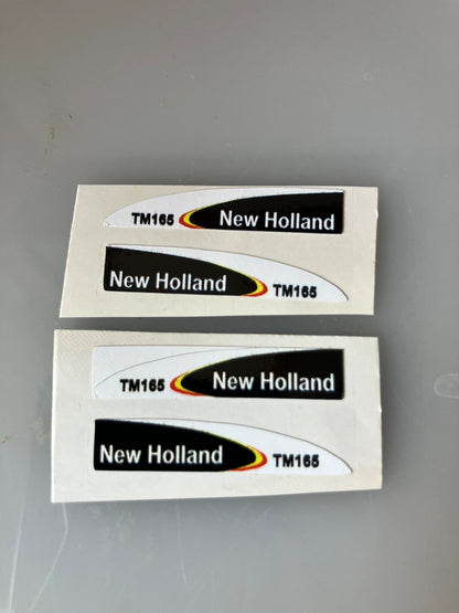 New Holland TM165 Tractor farm machinery stickers 1:32 scale High quality vinyl 4 decals 1:32 scale Image