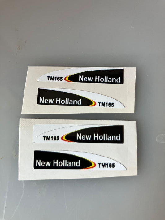 New Holland TM165 Tractor farm machinery stickers 1:32 scale High quality vinyl 4 decals 1:32 scale Image
