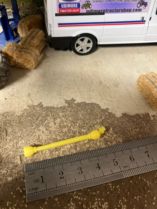 PTO shaft 50mm Yellow tractor farm machinery 1:32 scale Image