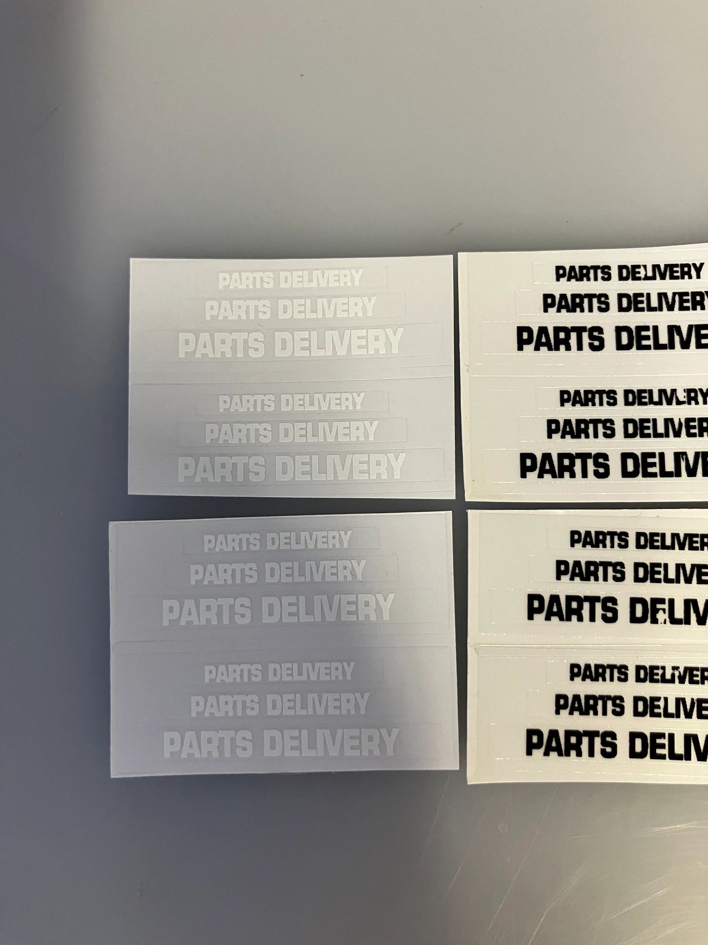 Parts Delivery decals high quality vinyl 24 decals farm machinery decals Image 3