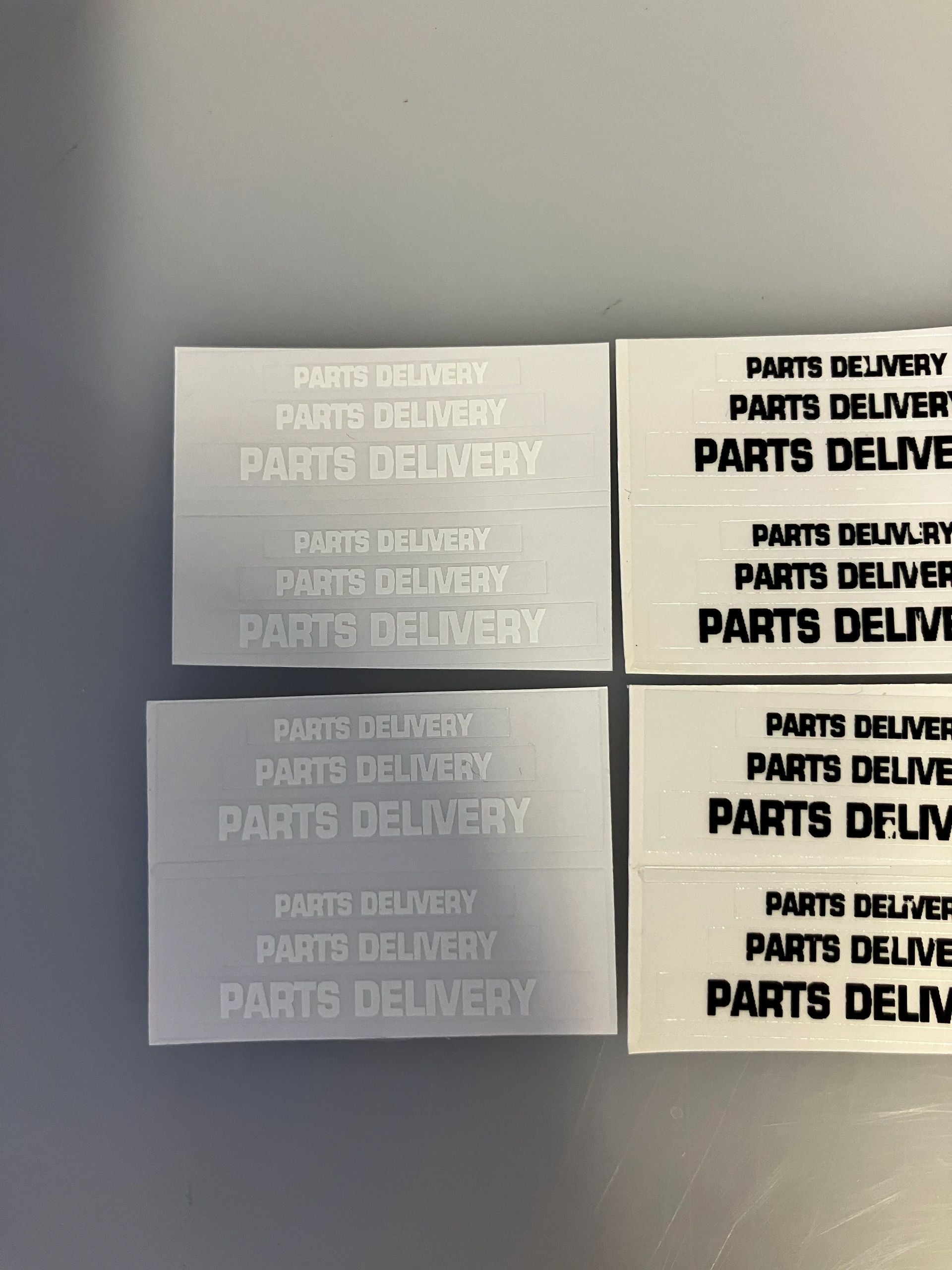 Parts Delivery decals high quality vinyl 24 decals farm machinery decals Image 3