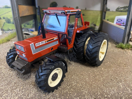 REP024 Replicagri Fiat 100-90 duals tractor 1:32 scale Boxed Image