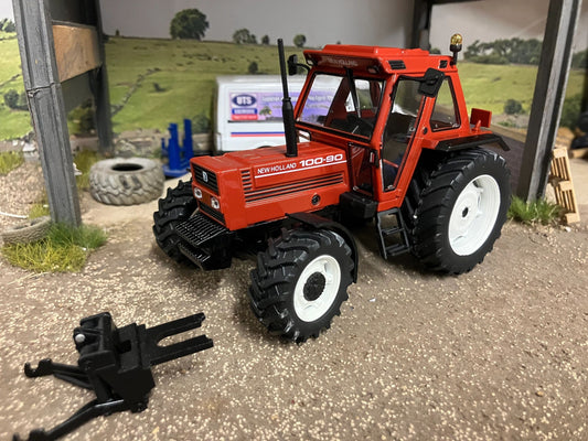 REP197 Replicagri New Holland 100-90 tractor 1:32 scale Boxed Image