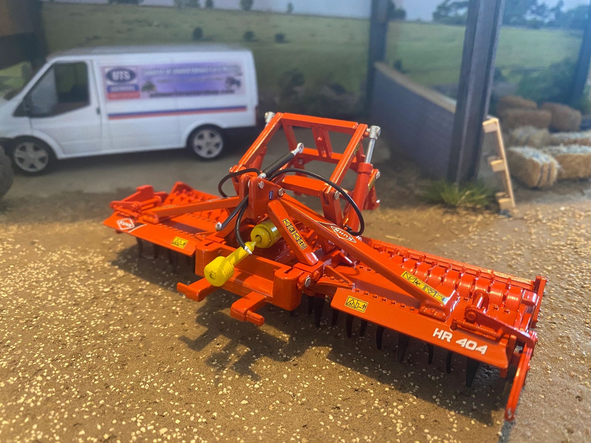 Replicagri Kuhn HR404 power Harrow 1:32 scale Boxed Image