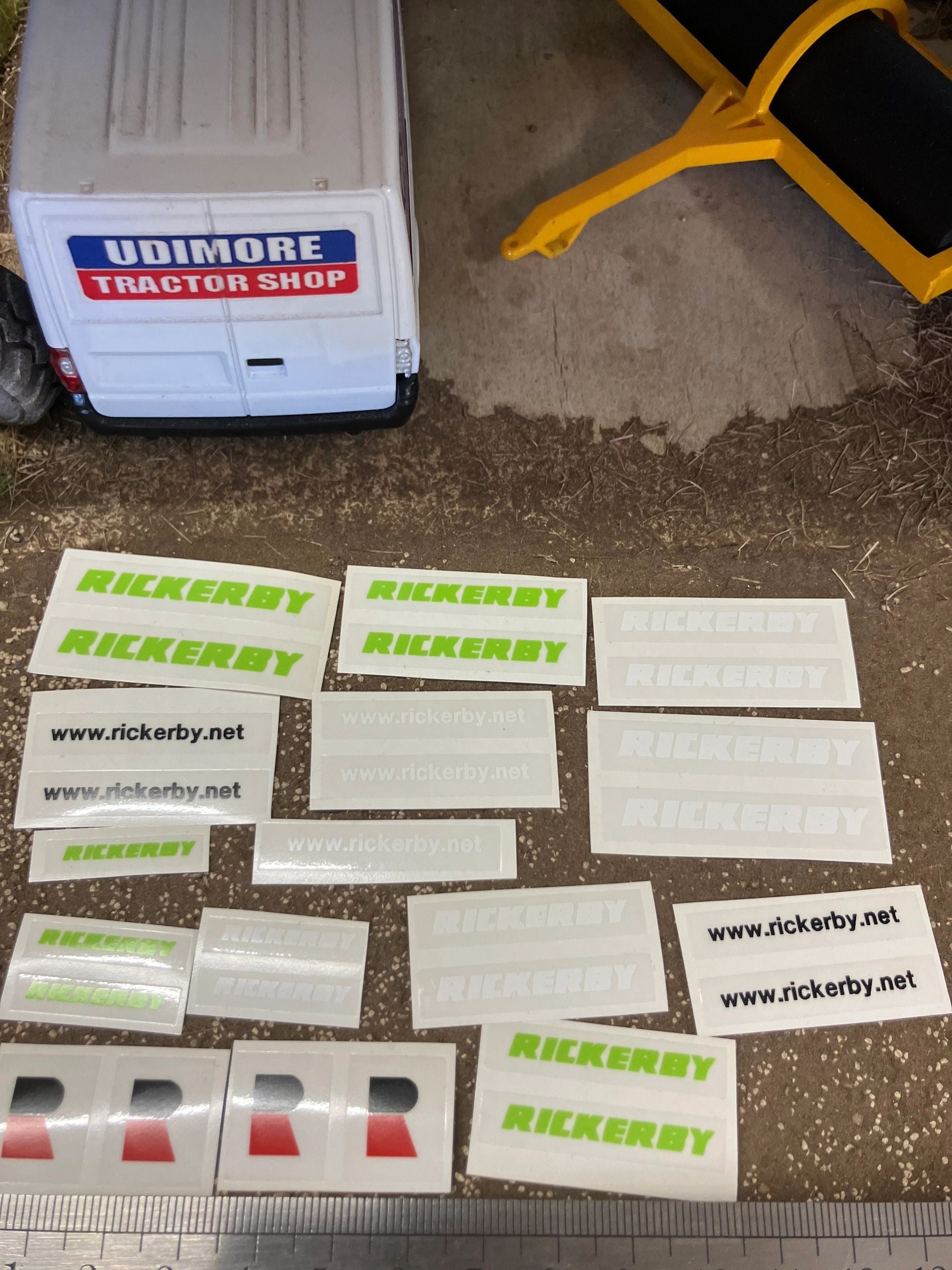 Rickerby Claas farm machinery dealership 25 x pre cut professional High quality vinyl stickers set Claas farm machinery tractor combine decals Image