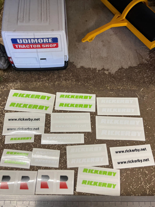 Rickerby Claas farm machinery dealership 25 x pre cut professional High quality vinyl stickers set Claas farm machinery tractor combine decals Image