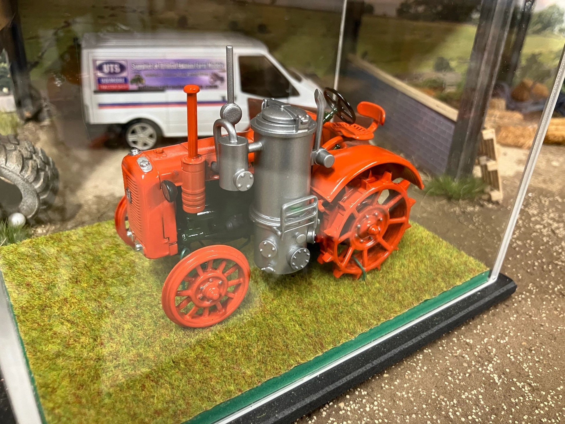 SCALEdown Handbuilt T048 Wartime Volvo Burning Gas Tractor 1:32 scale Display case COLLECTION ONLY Image 3