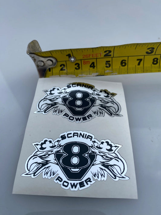 Scania Power 8 Truck Professional Pre Cut High quality vinyl decal packs stickers 1:32 scale Truck Lorry Image