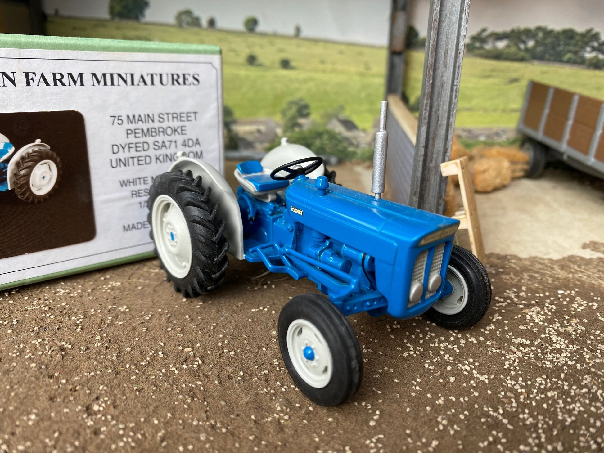 Scratch built Brian Norman Farm Miniatures Fordson Super Dexta Tractor 1:32 Scale Image