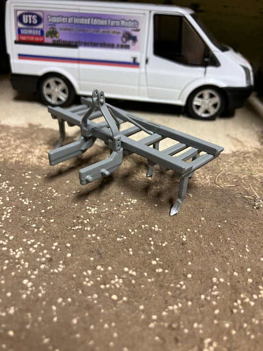 Scratch built Handbuilt Britains linkage grey version Massey Ferguson Cultivator 1.32 Farm Image
