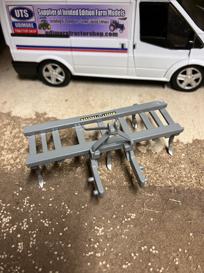Scratch built Handbuilt Britains linkage grey version Massey Ferguson Cultivator 1.32 Farm Image 6