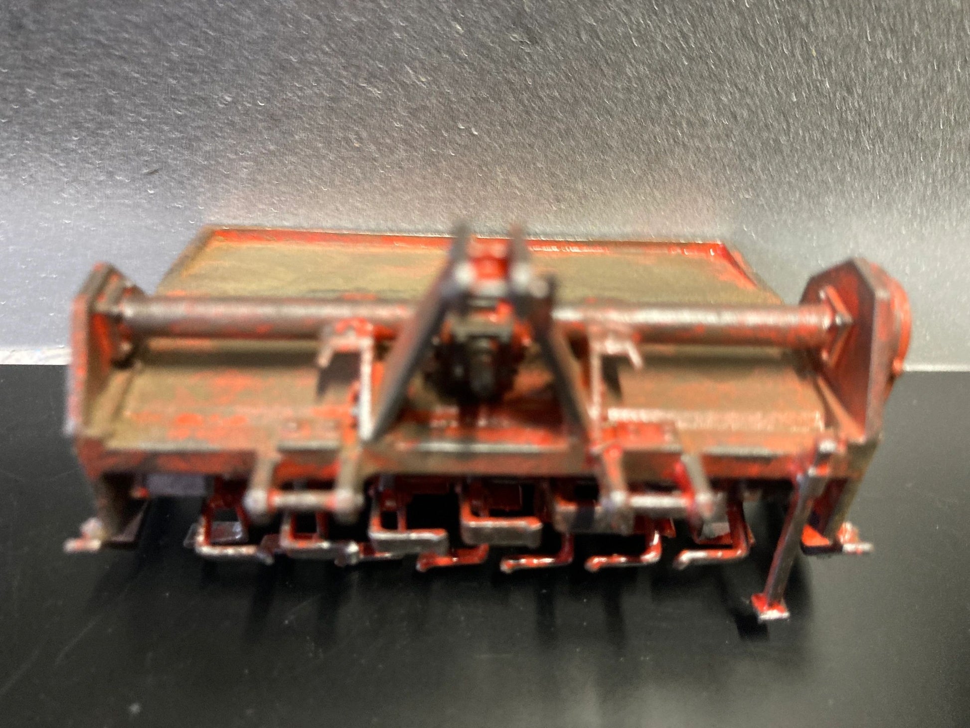 Scratch built Handbuilt weathered Rotovator 1:32 scale Farm Image 6