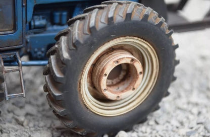 Set of 4 County and Ford TW Tractor wheel weights Britains Universal hobbies conversions farm machinery 1:32 scale Image