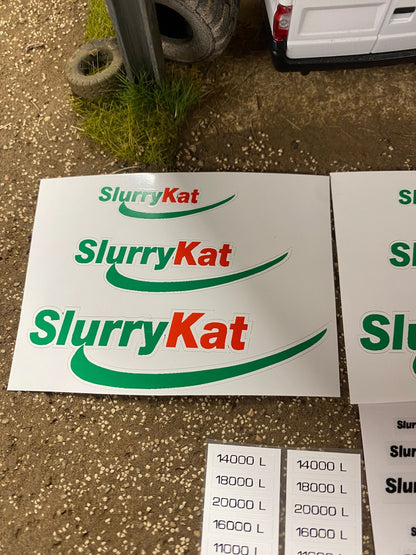 SlurryKat SK farm machinery 24 x Professional pre cut High quality vinyl huge pack decals farm machinery decals Image 3