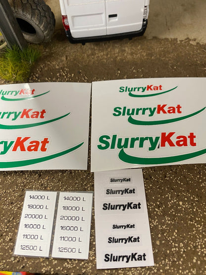 SlurryKat SK farm machinery 24 x Professional pre cut High quality vinyl huge pack decals farm machinery decals Image 4