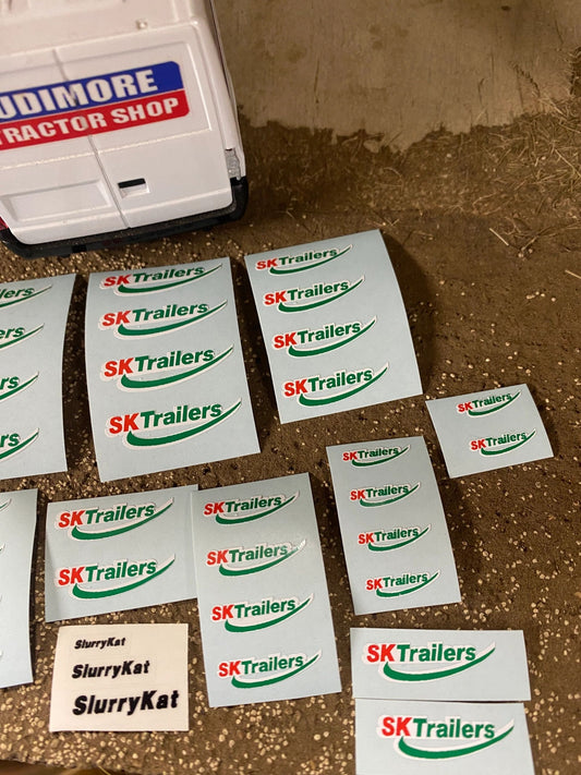SlurryKat Trailers SK farm machinery 30+ Professional Pre cut High quality vinyl huge pack decals farm machinery decals Image