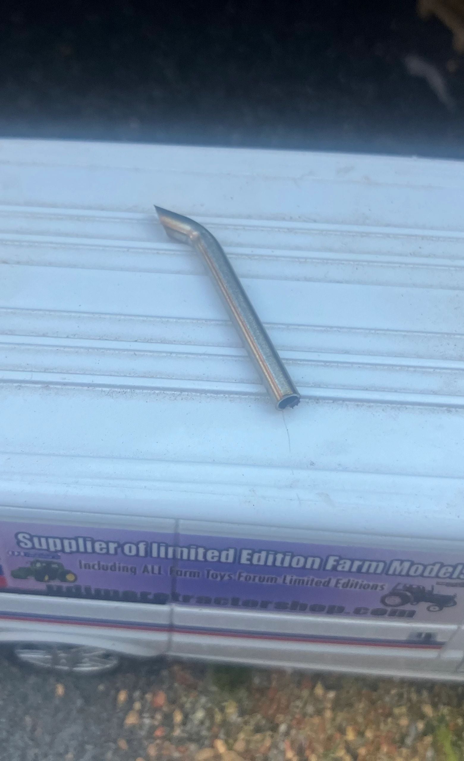 Straight Pipe Tractor Exhaust Stainless Steel 3mm Type 3 1:32 scale 6 cylinder Image 6