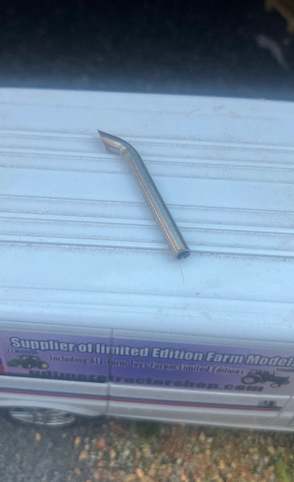 Straight Pipe Tractor Exhaust Stainless Steel 3mm Type 3 1:32 scale 6 cylinder Image 6