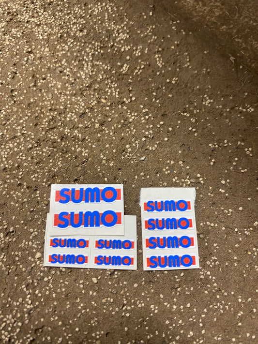 Sumo weight x 12 pre cut professional High quality vinyl huge pack decals Tractor farm machinery decals 1:32 scale Image