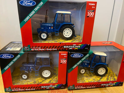 TRADE BOX 3 X 43308 Britains Ford 6600 tractor 1:32 scale New Sealed Image 3