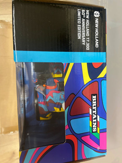 TRADE BOX 3 X 43392 Britains New Holland T7. 300 60th Anniversary Basildon tractor 1:32 scale New Sealed Image 3