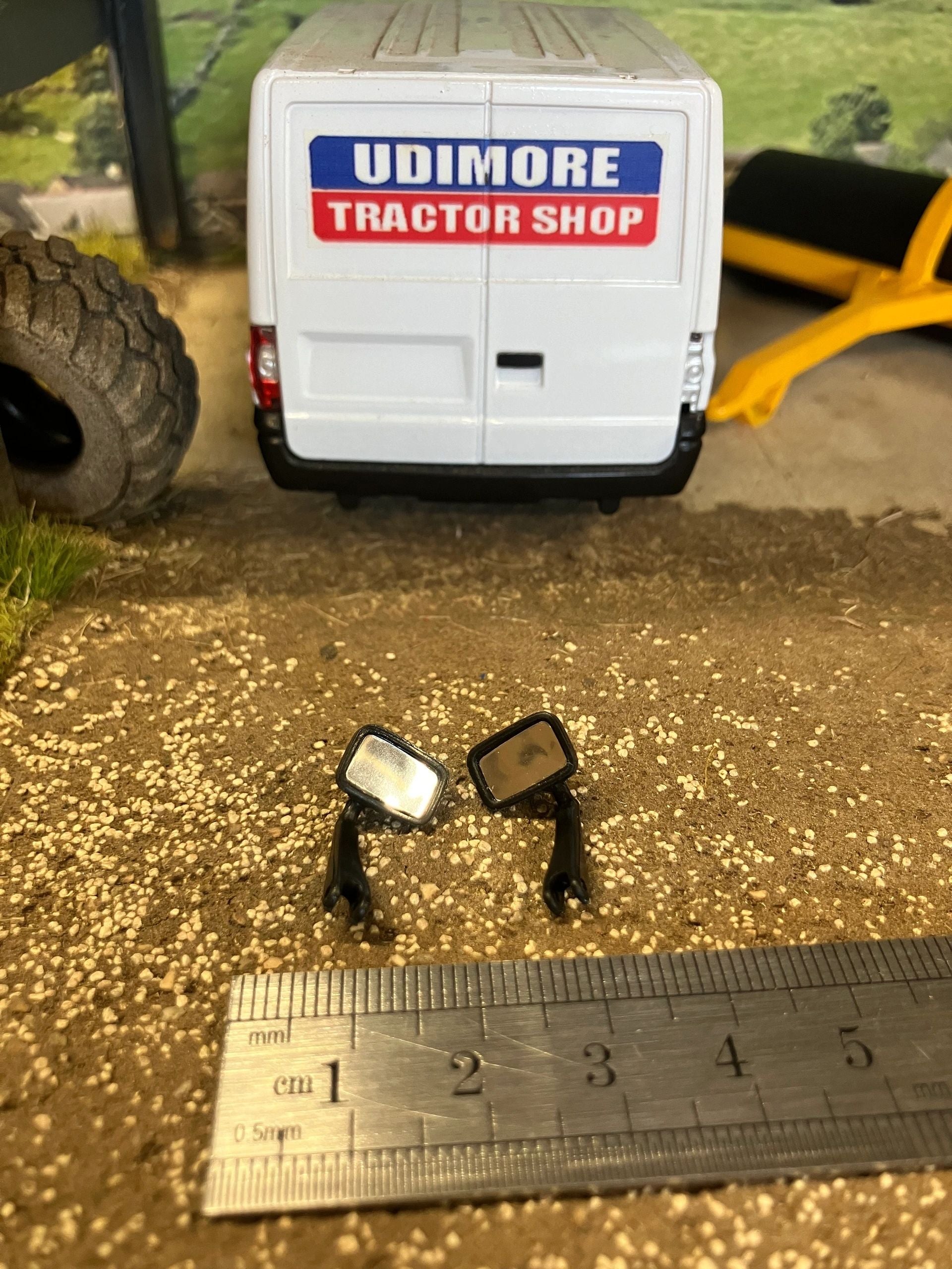 Tractor Mirrors pair of 1:32 scale farm machinery truck Image
