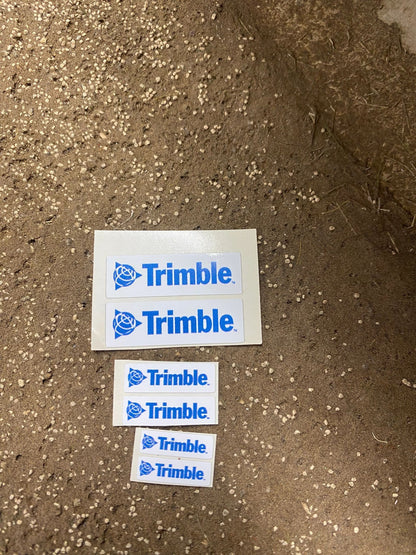 Trimble x 6 High quality vinyl huge pack decals Tractor farm machinery decals 1:32 scale Image
